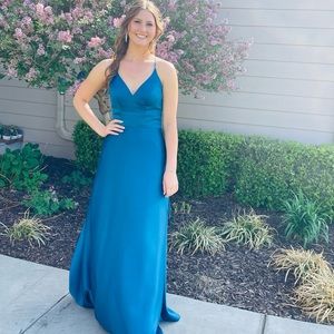 Morilee-By Madeline Gardner SZ 4 Long Formal Prom/Bridesmaids Dress With Pockets